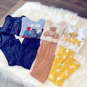 GAP Pajama Sets Blue and Brown Cozy Sleepwear